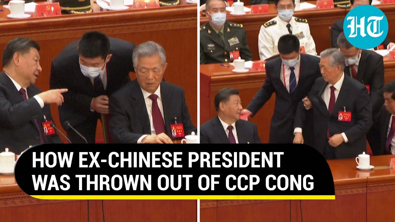How Xi Jinping ordered staff to throw out ex-Chinese president Hu Jintao from CCP Cong