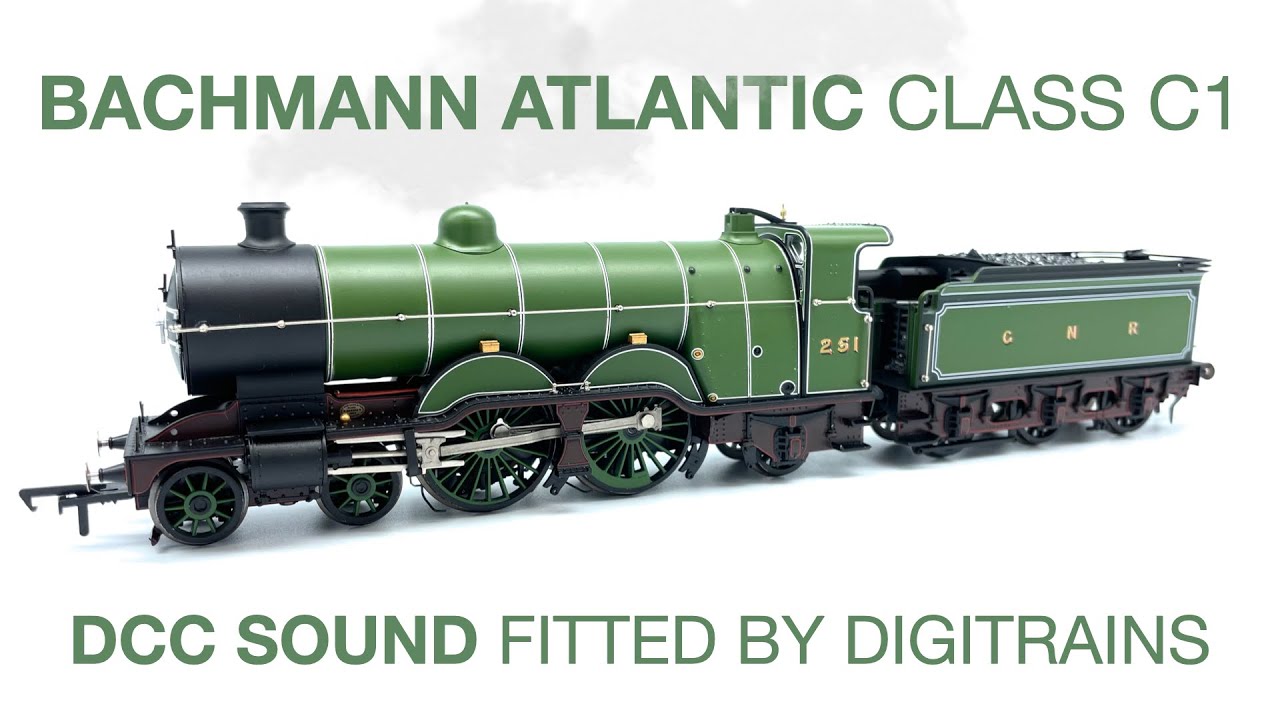 Bachmann OO Gauge Atlantic C1 DCC Sound fitted by Digitrains