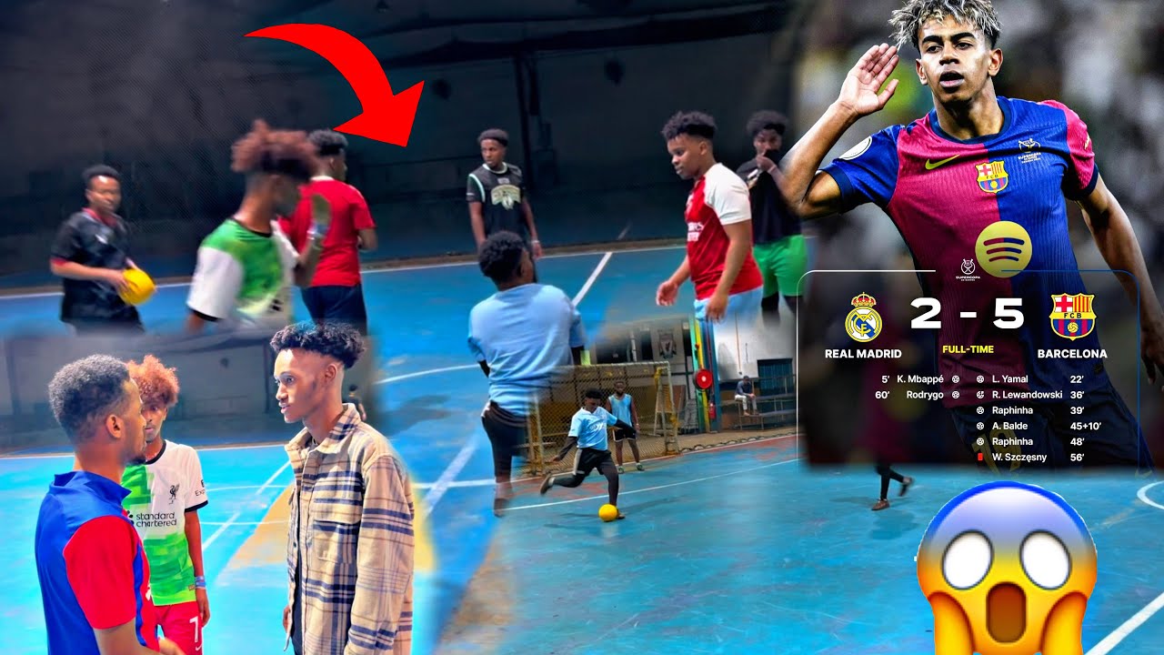 XASUUQII UGU WEYNAA OO NAADI LOO GEESTAY REAL VS BARCA  YAALA XASUUQAY OO…