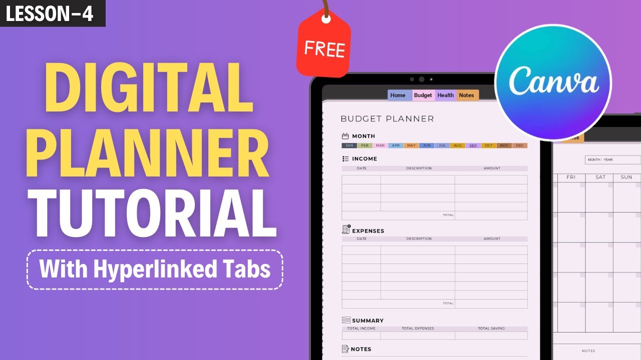 Lesson 4 : Why Canva is the Ultimate Tool for Your Digital Planner Needs