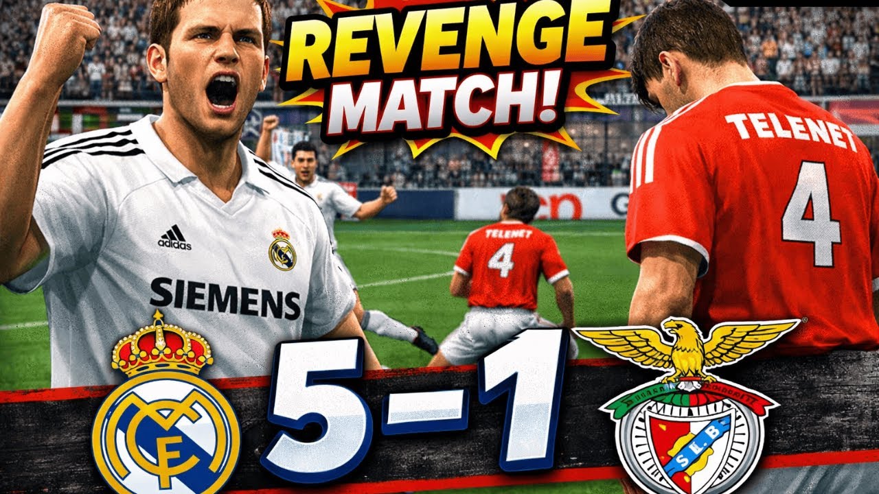 Benfica 4&ndash;2 Real Madrid&hellip; Then THIS Happened 😤 | PS2 Revenge Match