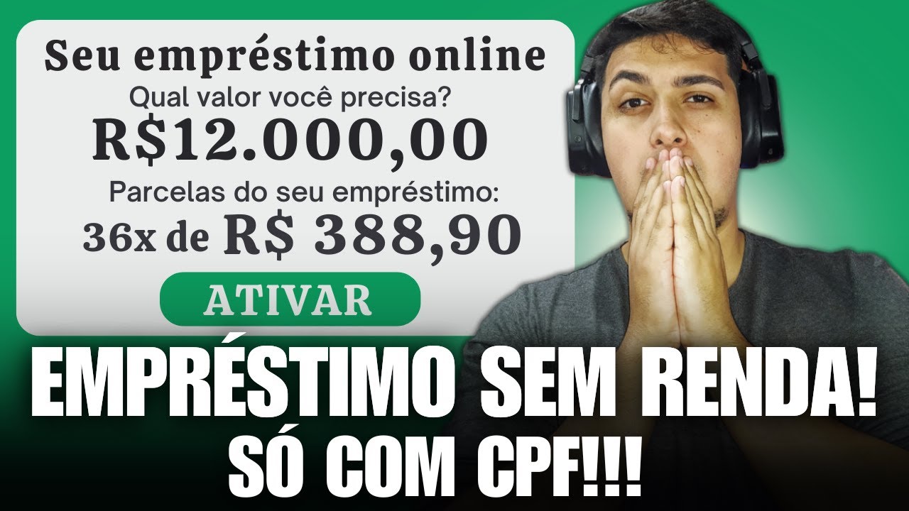 APENAS CPF! Empr&eacute;stimo F&aacute;cil na Hora | Dinheiro Caindo em Minutos