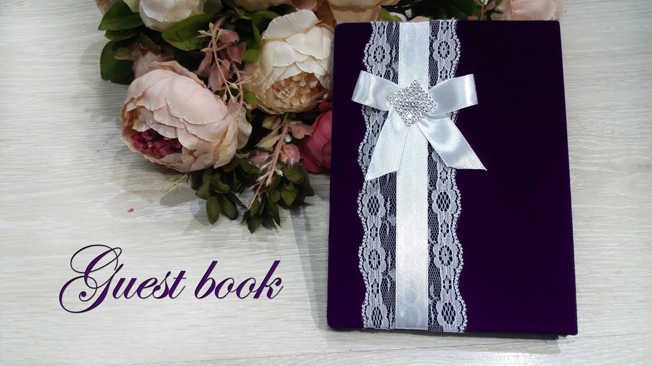 How to make wedding guest book very easy, DIY