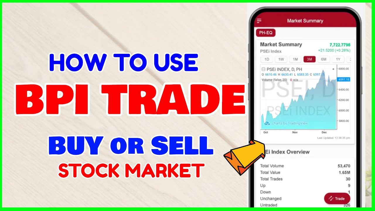 BPI Trade Tutorial: How to Use Buy or Sell BPI Trade - Stock Market Investment