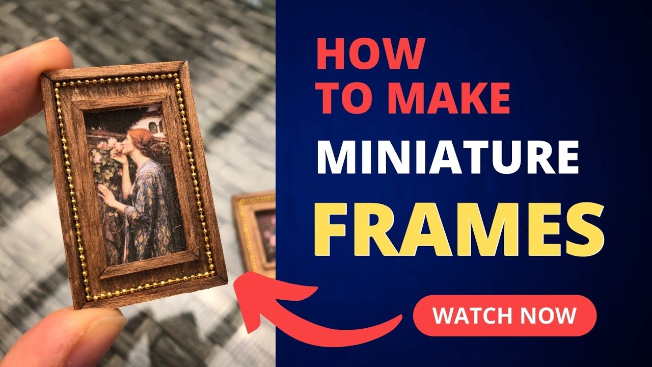 How to make Miniature Frames I DIY I Tutorial