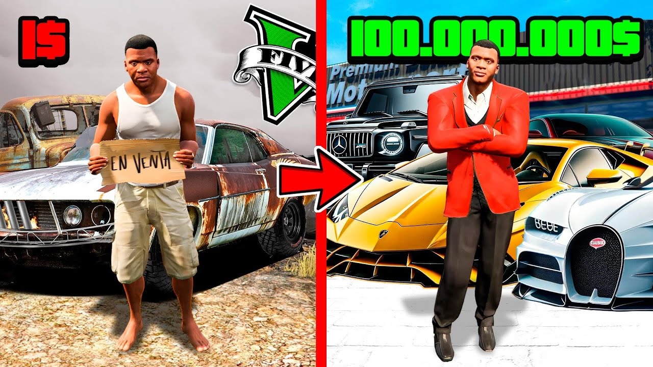 CONCESIONARIO de 1$ vs 100.000.000$ en GTA 5!