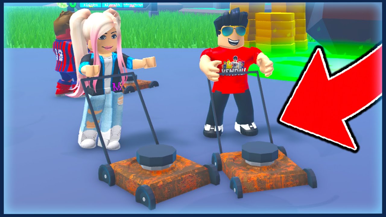 KDO UMÍ LÉPE SEKAT ZAHRADU? VENDA NEBO MAKKY?🤔😱 Roblox Cut the Grass w/@VendaliRoblox