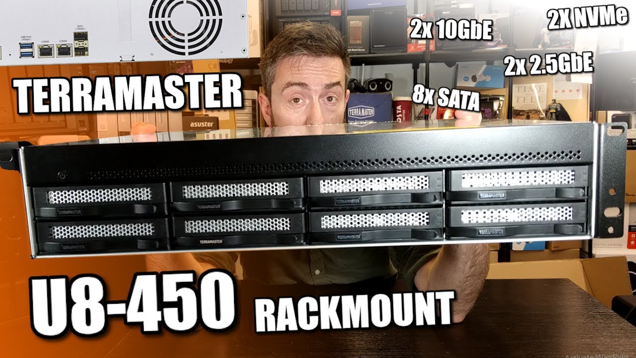 Terramaster U8-450 8-Bay 20Gb Half Depth Rackmount NAS - WHAT?!?!