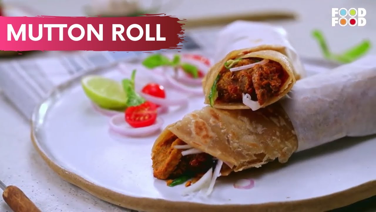 Mutton Roll |Mutton Kathi Roll in Kolkata Style |मटन रोल | Mutton Paratha Roll Recipe |foodfood