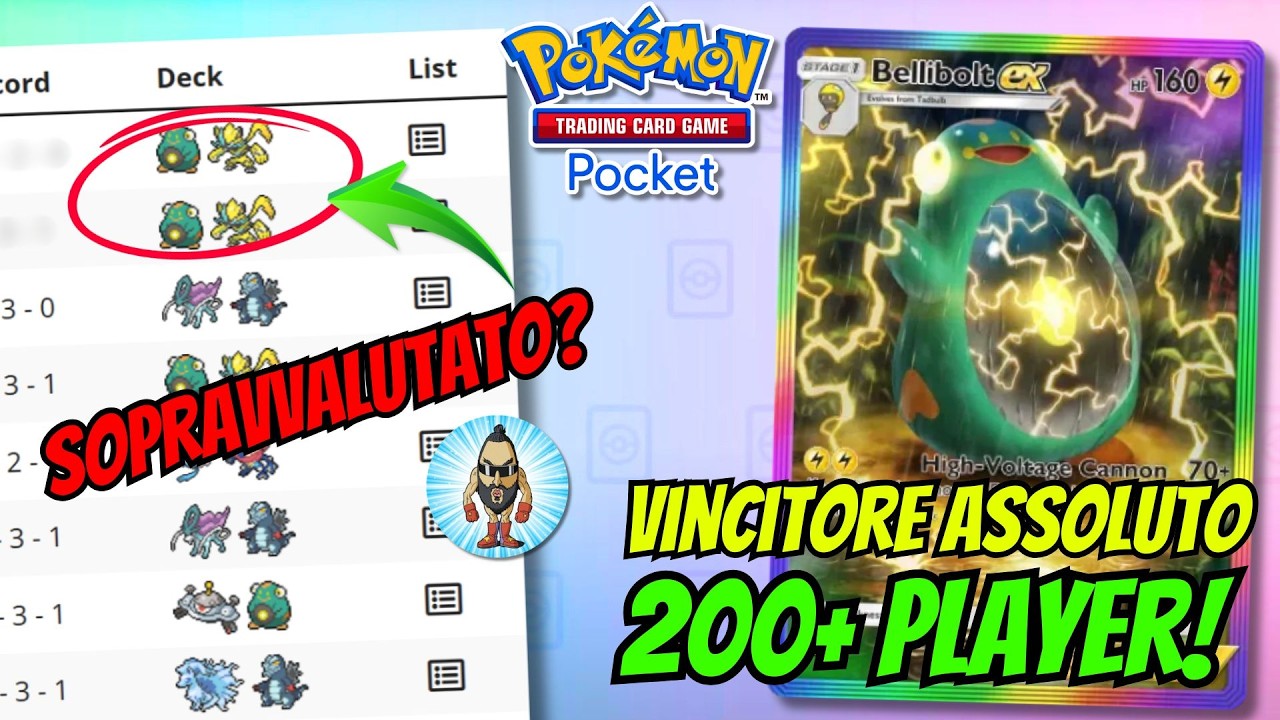 IL DECK BELLIBOLT STA DOMINANDO I TORNEI! MA E' DAVVERO COSI' FORTE? - Pokèmon TCG Pocket