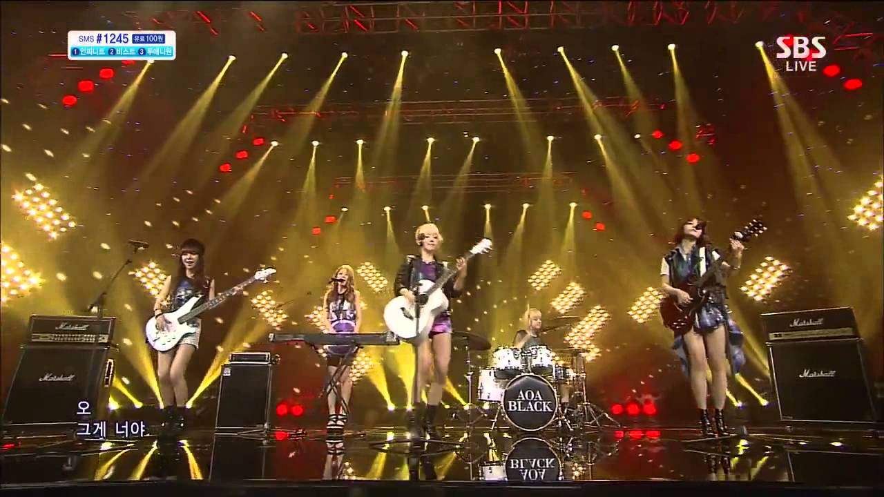 Live HD | 130804 AOA BLACK - MOYA @ SBS Inkigayo