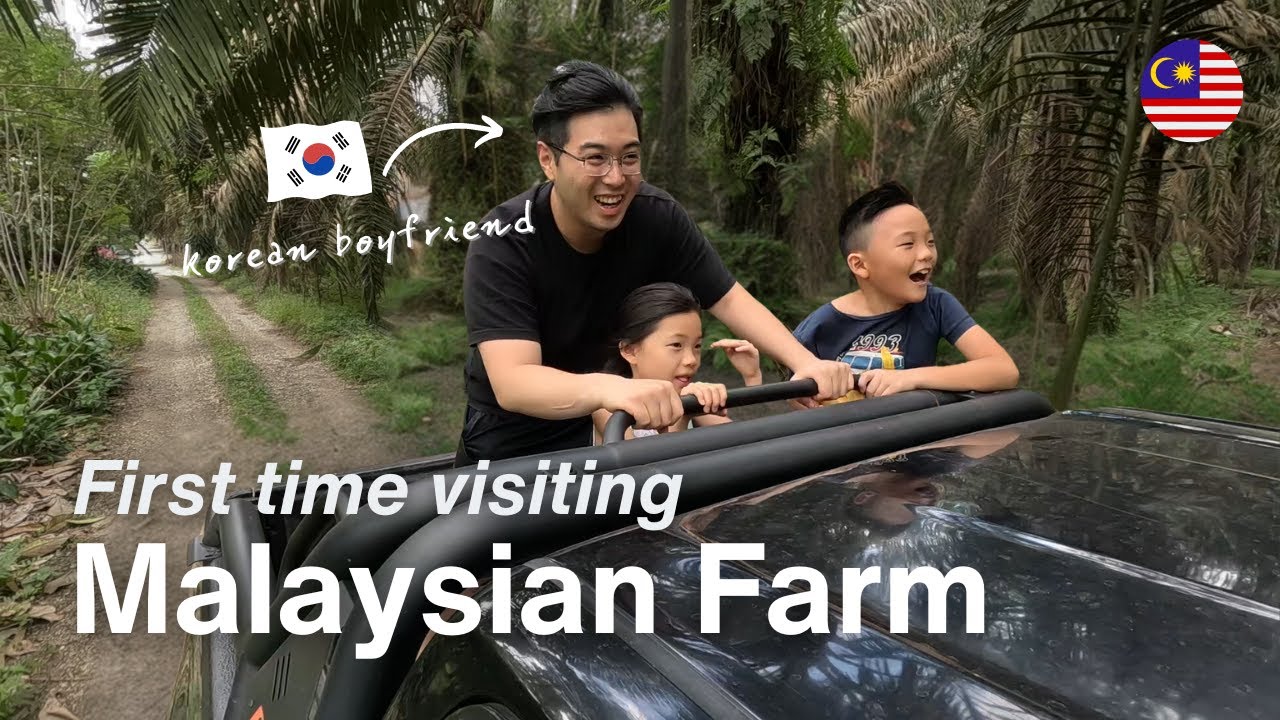 🇲🇾 My boy friend trying Durian for the first time (at a farm!)  [Malaysian Ep. 5]