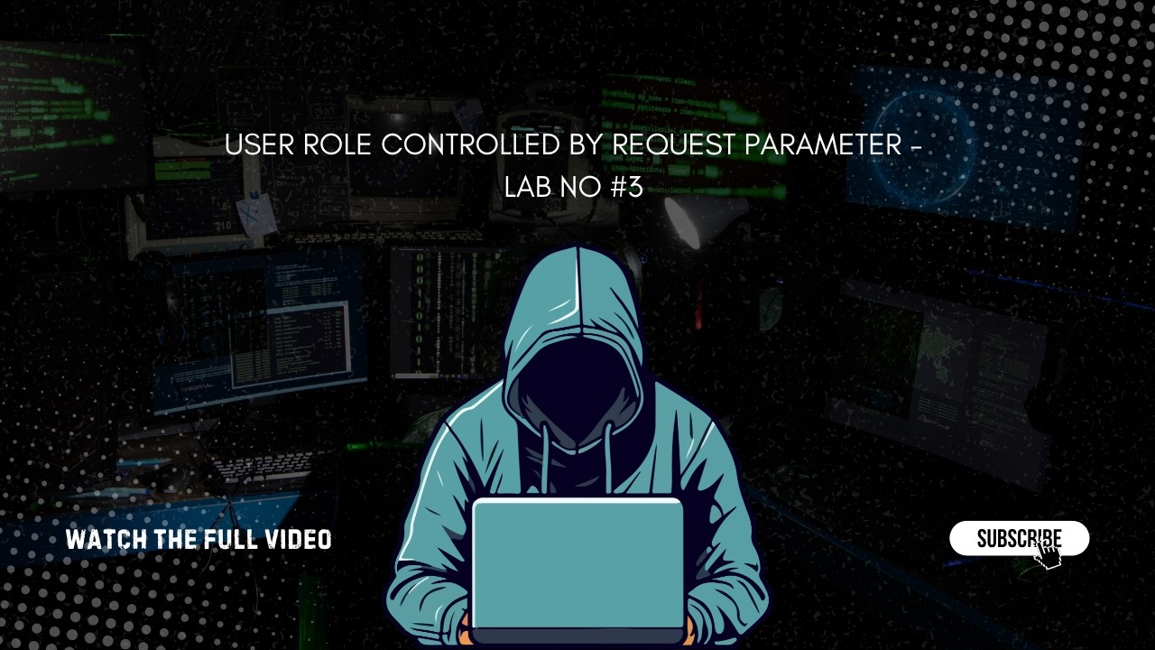 User role controlled by request parameter - Lab No #3