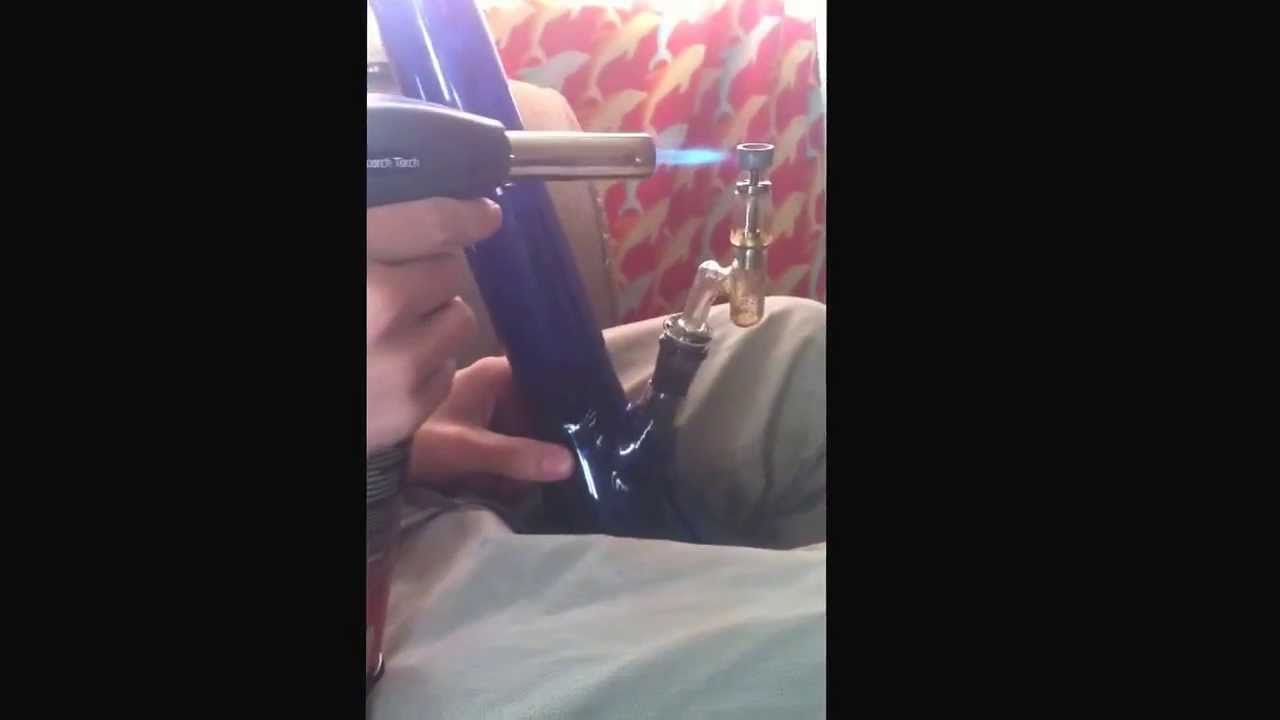 Cy takes 2 dabs [New Rig Attatchment for Heavy Hitter bong]