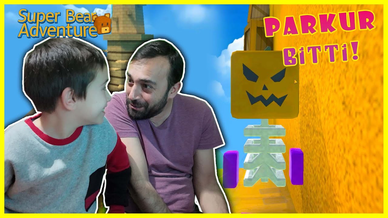 SUPER BEAR ADVENTURE GİZLİ PARKURU TAMAMLADIK MUHAMMED ALP İLE SÜPER AYI ZOR PARKUR FİNAL