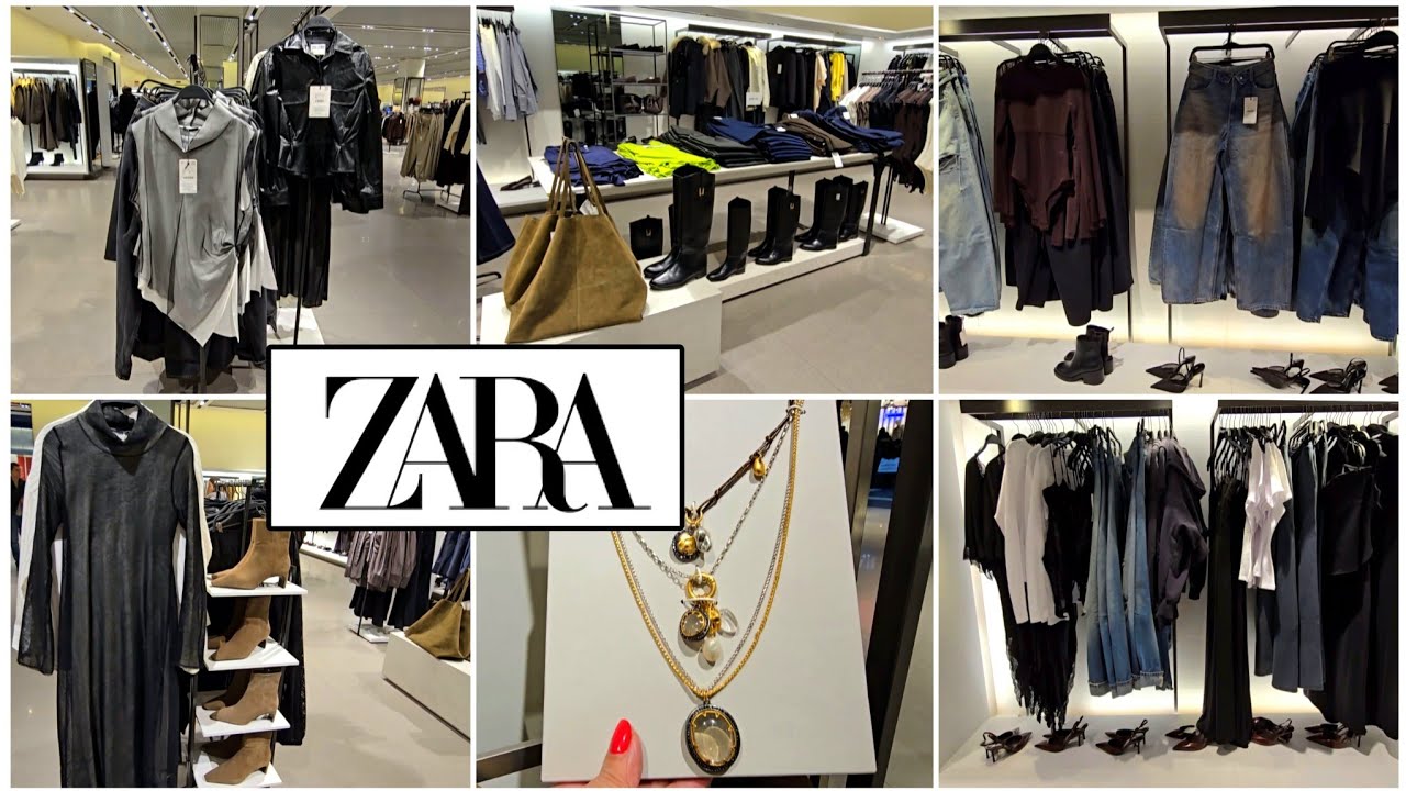 ZARA 👜 Модні Новинки Весна-26🌷Шкіряні Шопери та Ботильйони,Рванні Джинси,Футуристичні Сукні. 