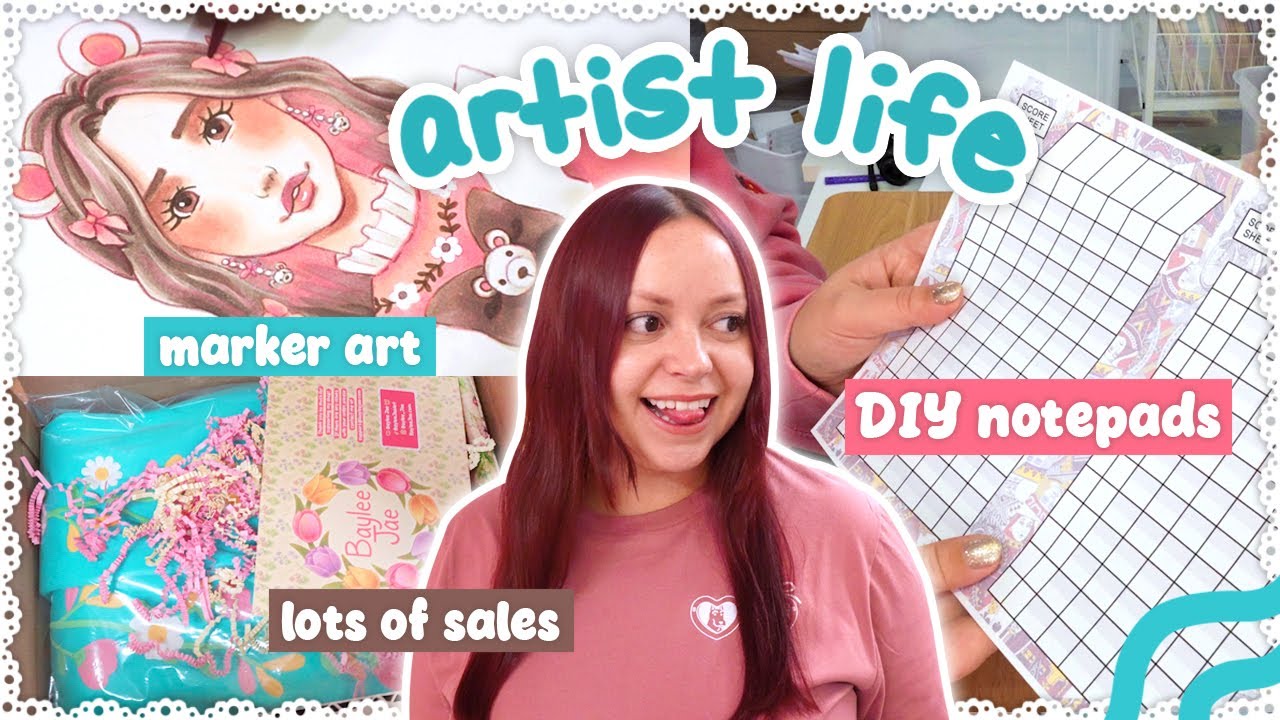 Lots of Orders, DIY Notepads, and Marker Art