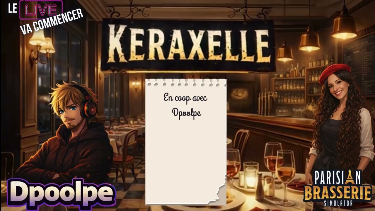 Parisian Brasserie Simulator  | Opening Live Guitar Original Song