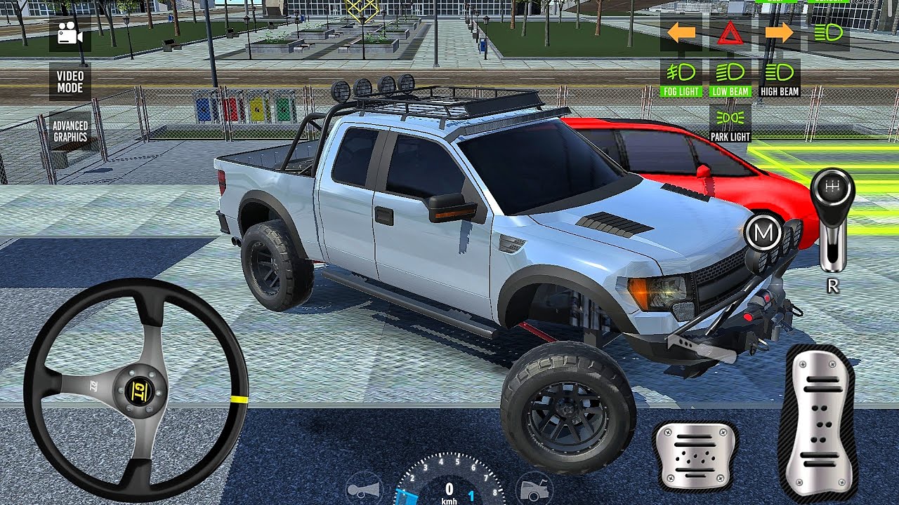 New 4x4 Monster Truck Ramps Parking Multi-Levels 40 - Car Game Android Gameplay