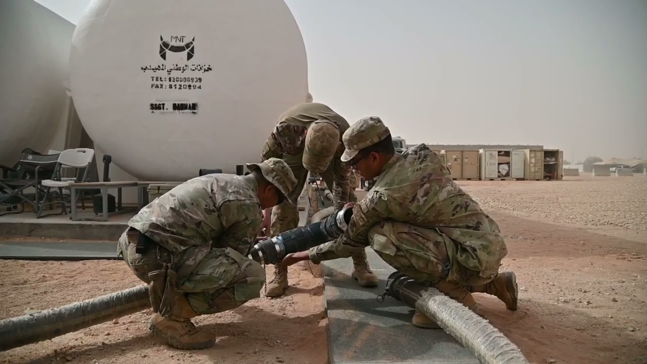 378th ECES has doubled the capacity of the water storage capabilities at Prince Sultan Air Base