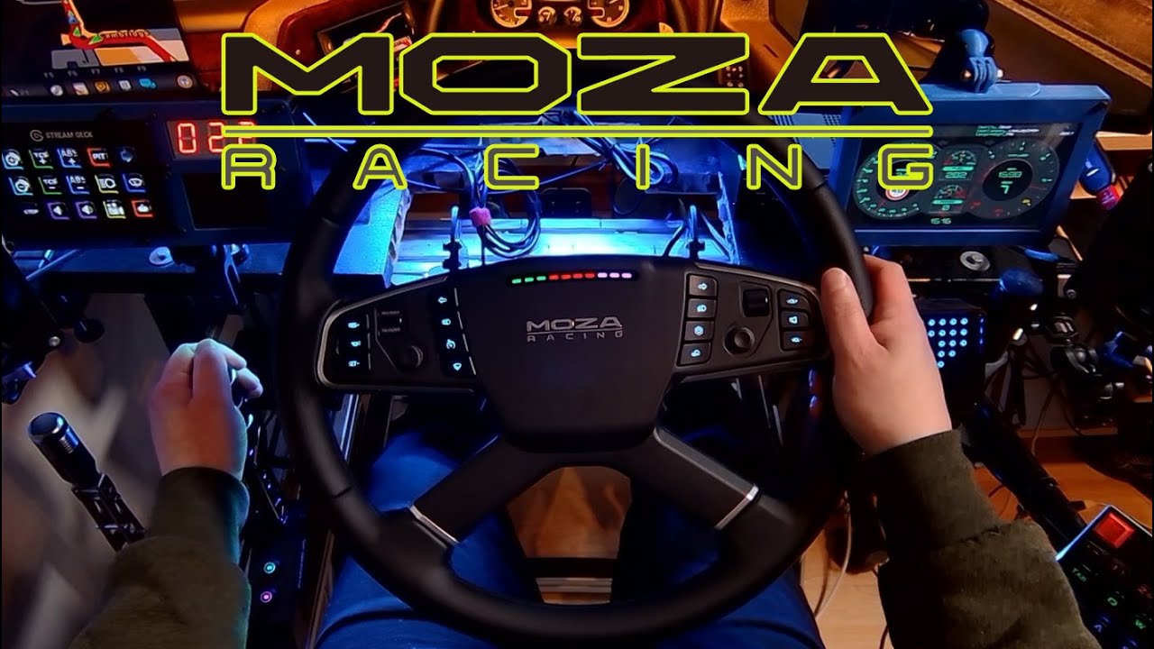 MOZA TSW | Truck Sim Wheel [ОБЗОР] Серьёзный руль для серьёзных дальнобойщиков!