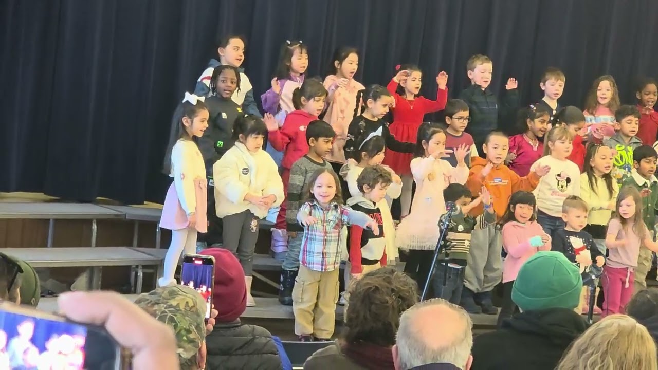 Winter concert part 2, my youngest boy.
