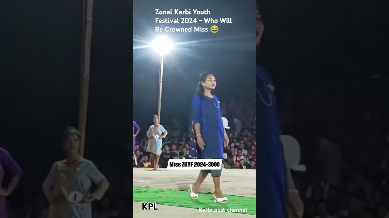 Zonal Karbi Youth Festival 2024 #miss #kyf2024 #short #funny