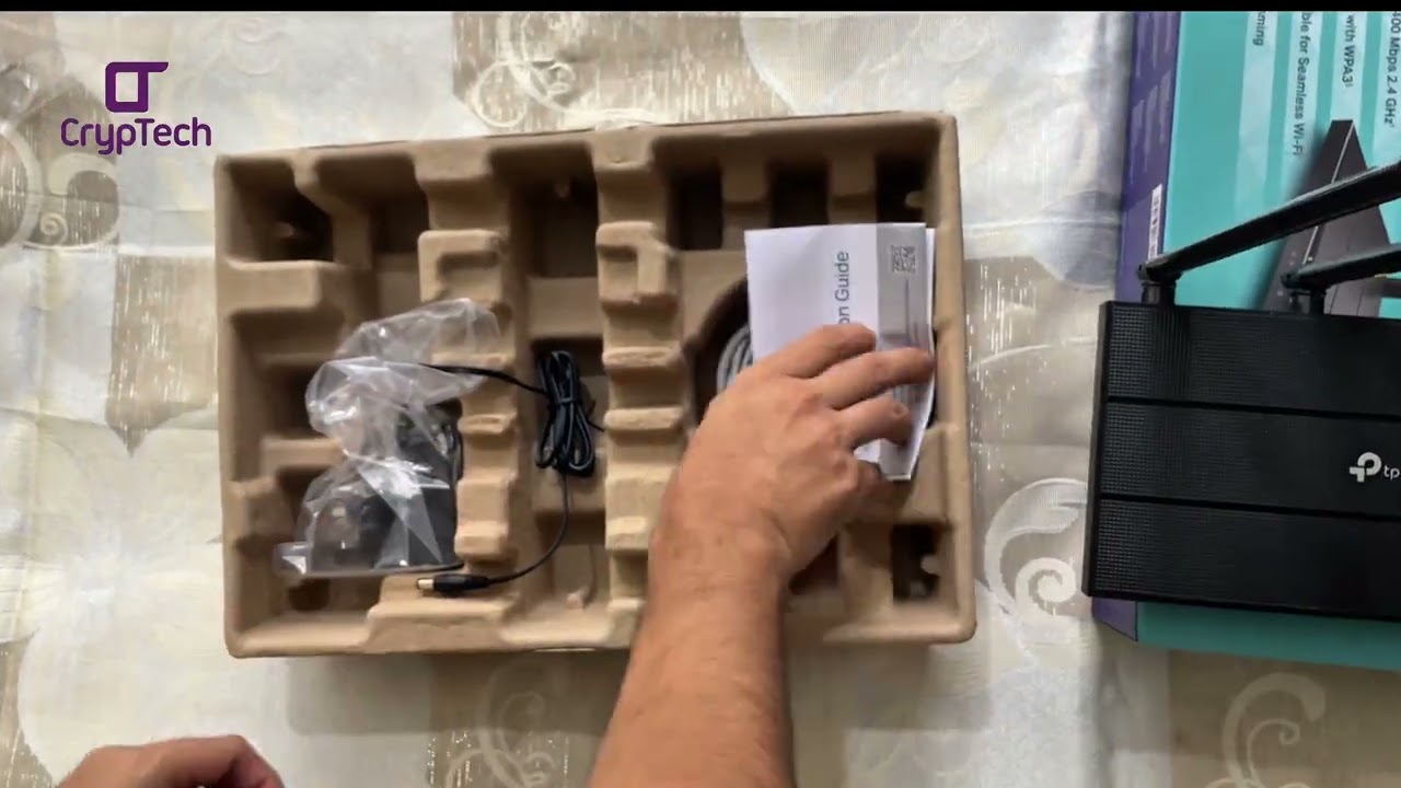 Unboxing 𝗧𝗣-𝗟𝗶𝗻𝗸 𝗔𝗿𝗰𝗵𝗲𝗿 𝗖𝟲 𝗥𝗼𝘂𝘁𝗲𝗿 | asmr | router | gadget | CrypTech 