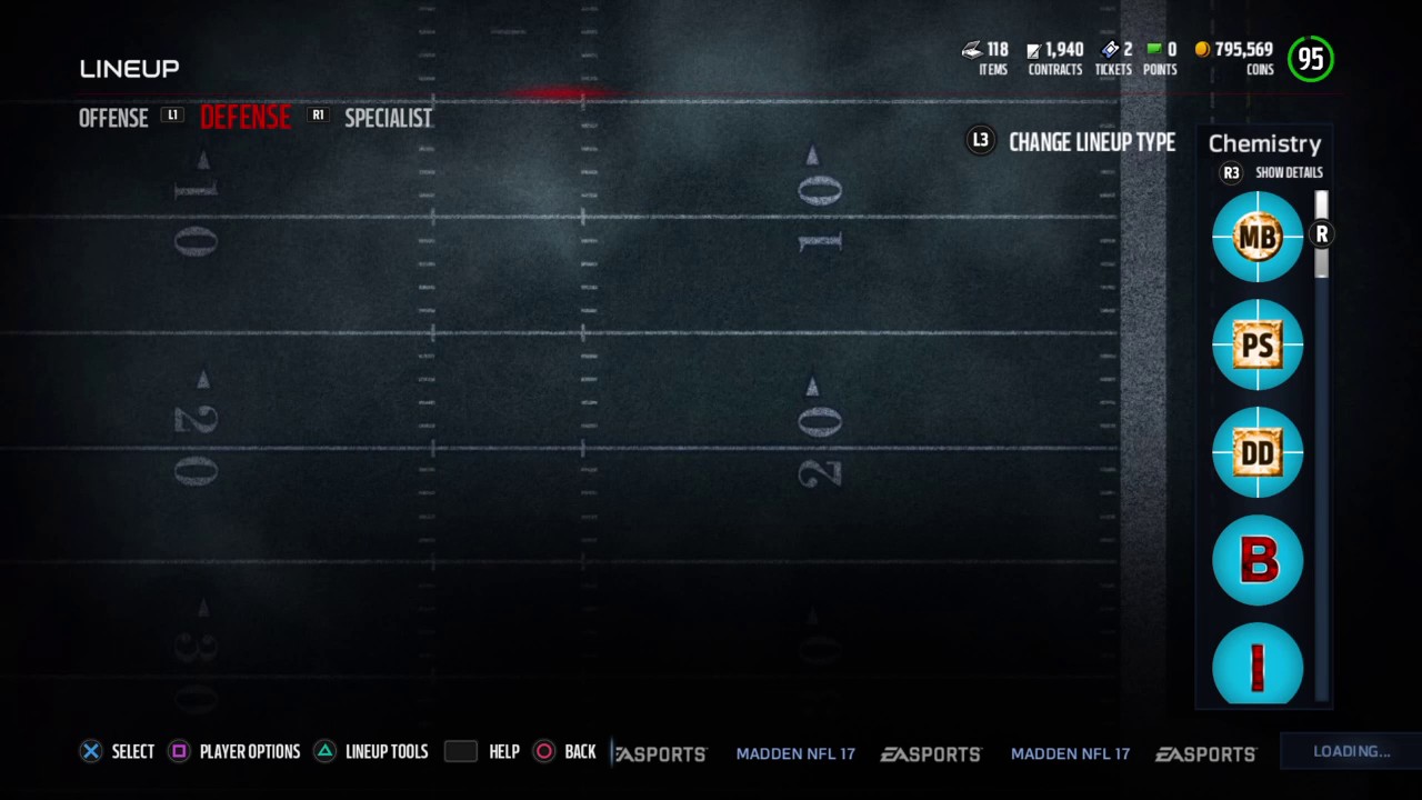 Madden NFL 17 ultimate team squad builder the all rookie team spend 500k on defense