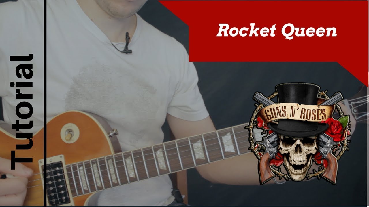 Como tocar Rocket Queen de Guns and roses Tutorial con Tablaturas - Parte I