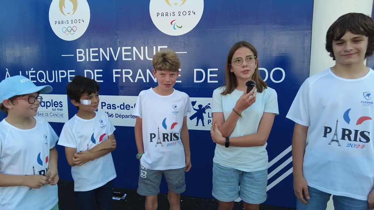 JOP 2024 : l'équipe de France olympique de Judo à Etaples-sur-Mer