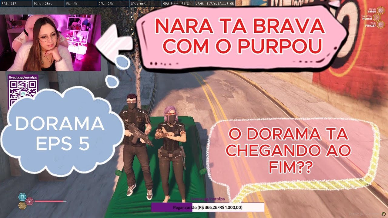 NARA E PURPOU FAZENDO CIUMES UM NO OUTRO + ELE PERDEU PONTOS COM ELA? F DORAMA | Cortes da Nara
