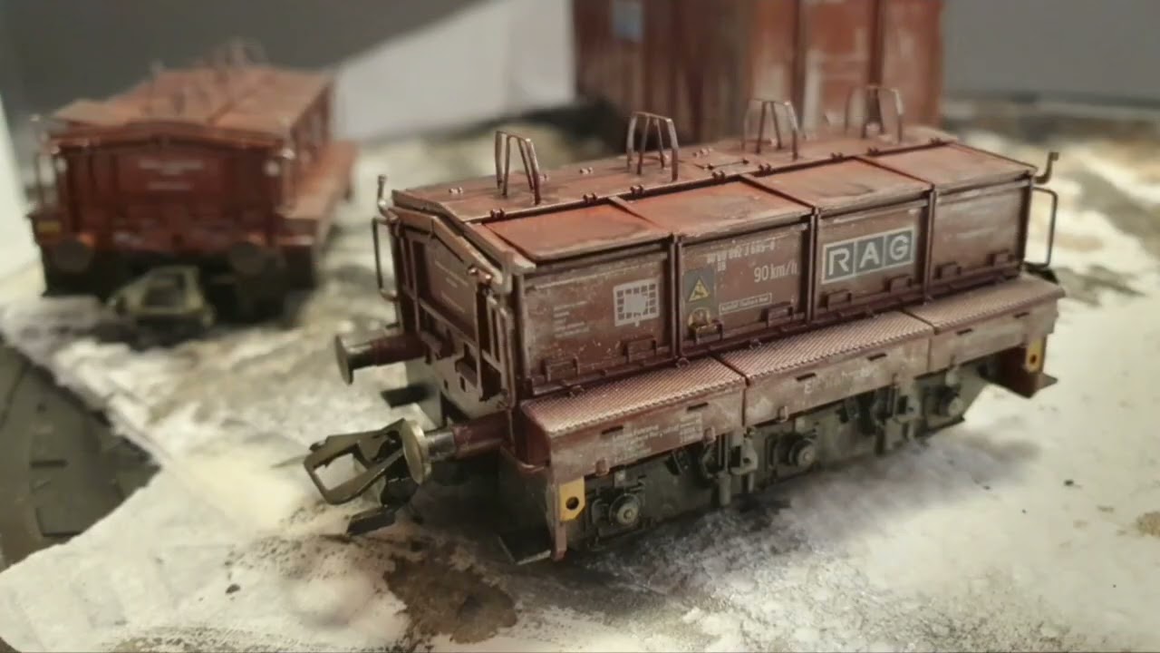 Praxisvideo Vorstellung Märklin 48691  Eichwagen-Set RAG nach Alterung 