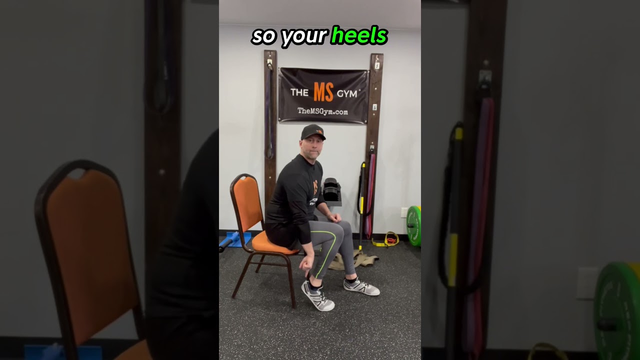 Stretches To COUNTERACT Foot Drop #multplesclerosis #exercise #footdrop