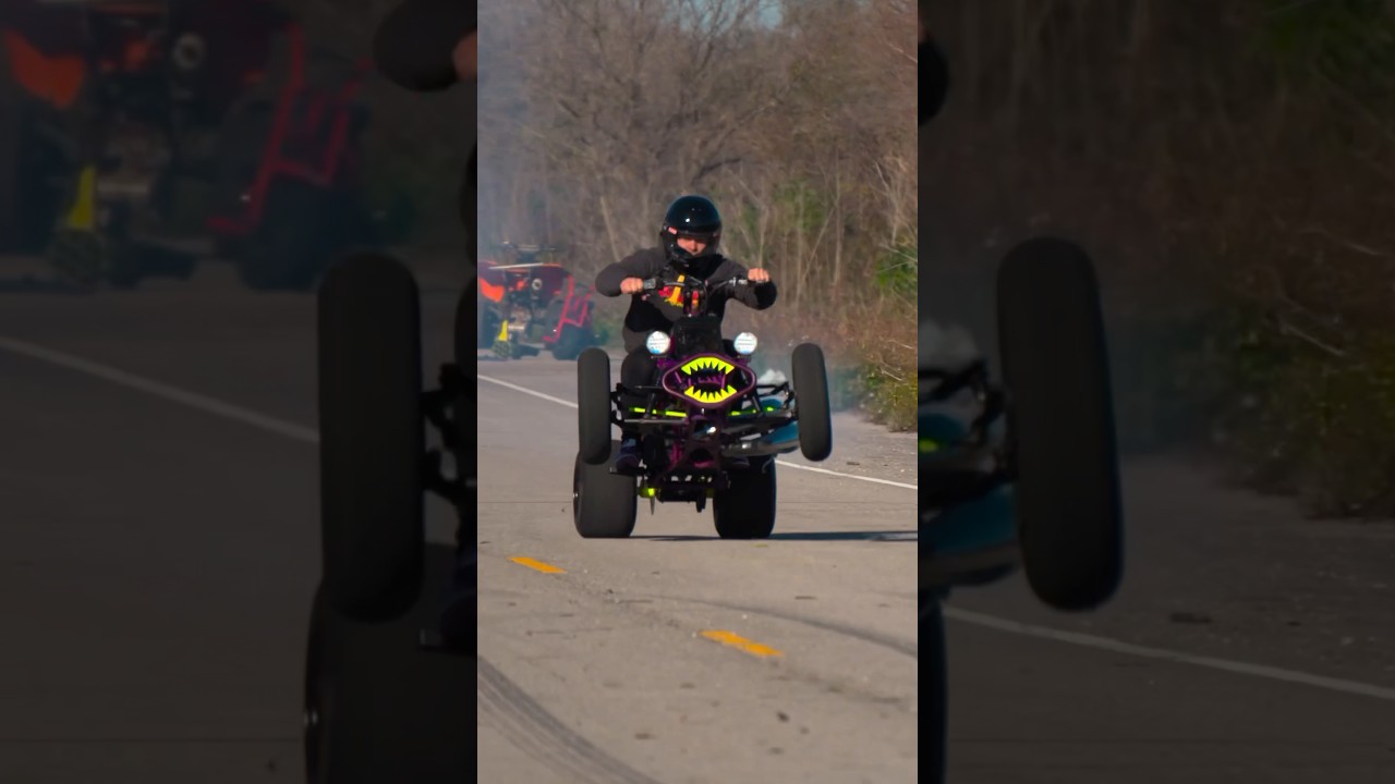 Crazy Banshee street race wheelie