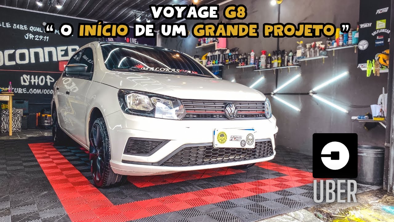VOYAGE G8 BRANCO, UBER DIFERENCIADO !!?? #flagrasoconner