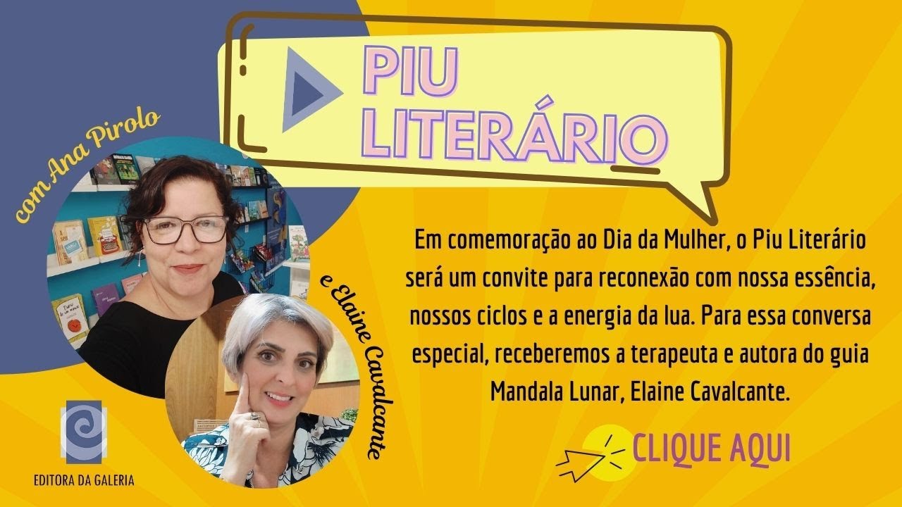 Piu Literário com Elaine Cavalcante - Mandala Lunar