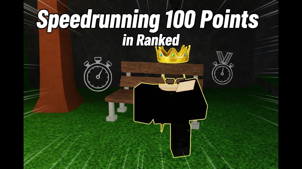 Speedrunning 100 Points in Ranked (The Strongest Battlegrounds)