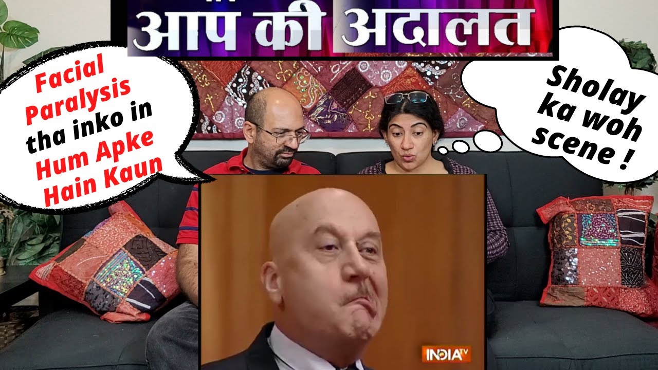 Anupam Kher Had Facial Paralysis During 'Hum Apke Hain Kaun'😱| Aap Ki Adalat With Rajat Sharma |Pt 2
