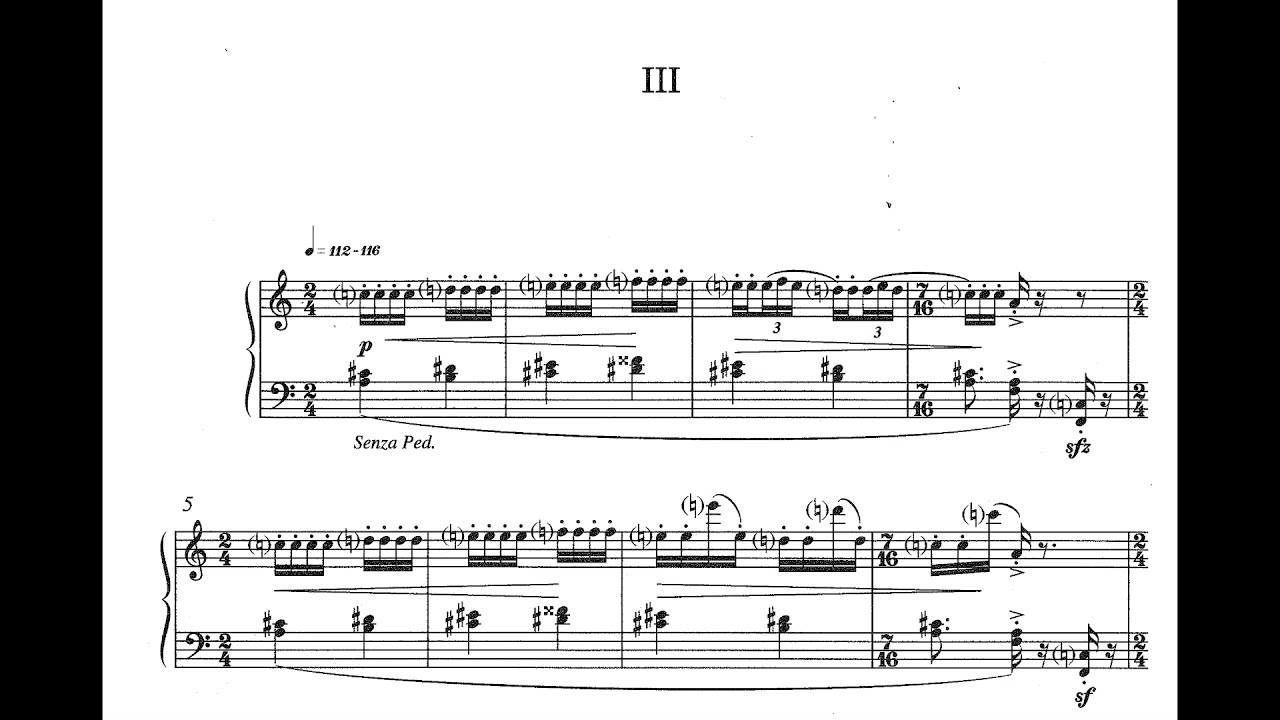 Manos Hadjidakis - Ionian Suite for Piano [Score-Video]