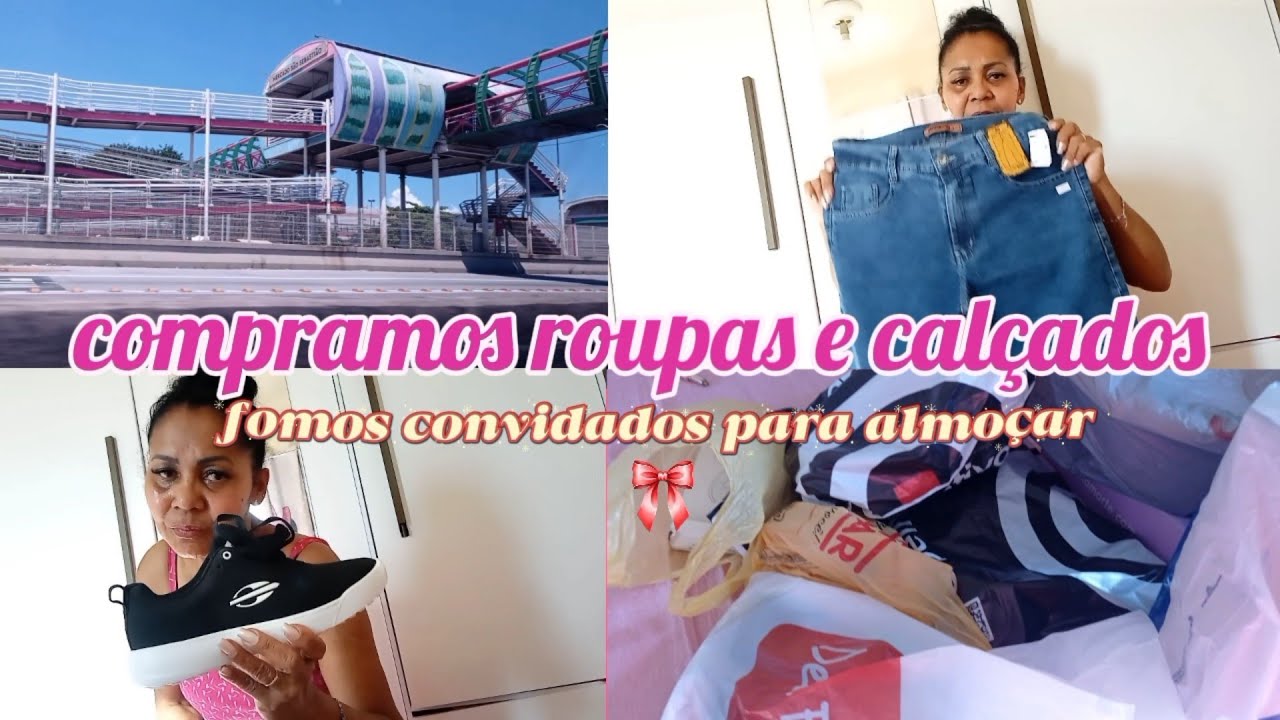 Compramos roupas e calçados para o final de ano
