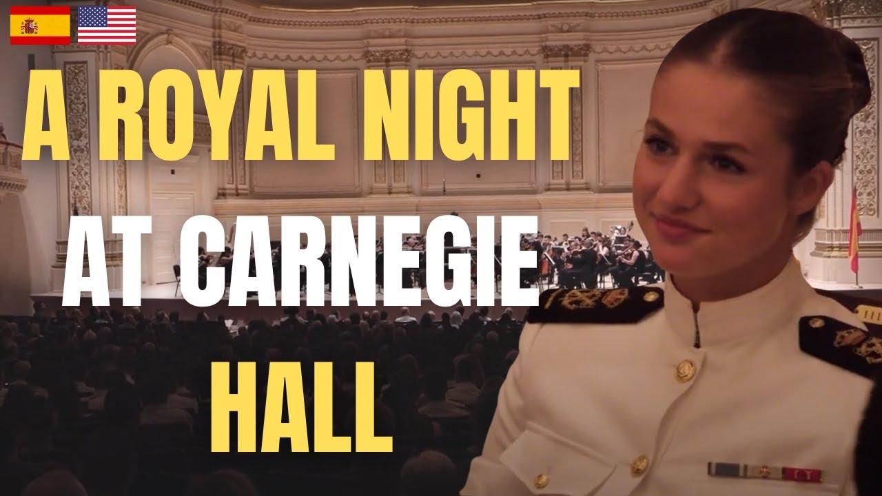 Princess Leonor Shines at Carnegie Hall with Teatro Real Orchestra #PrincessLeonor #CarnegieHall