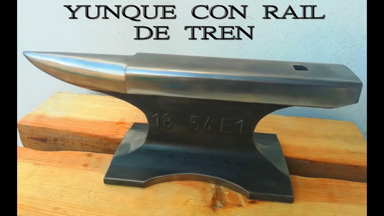 Yunque con riel de tren (bigornia. anvil. incus.)