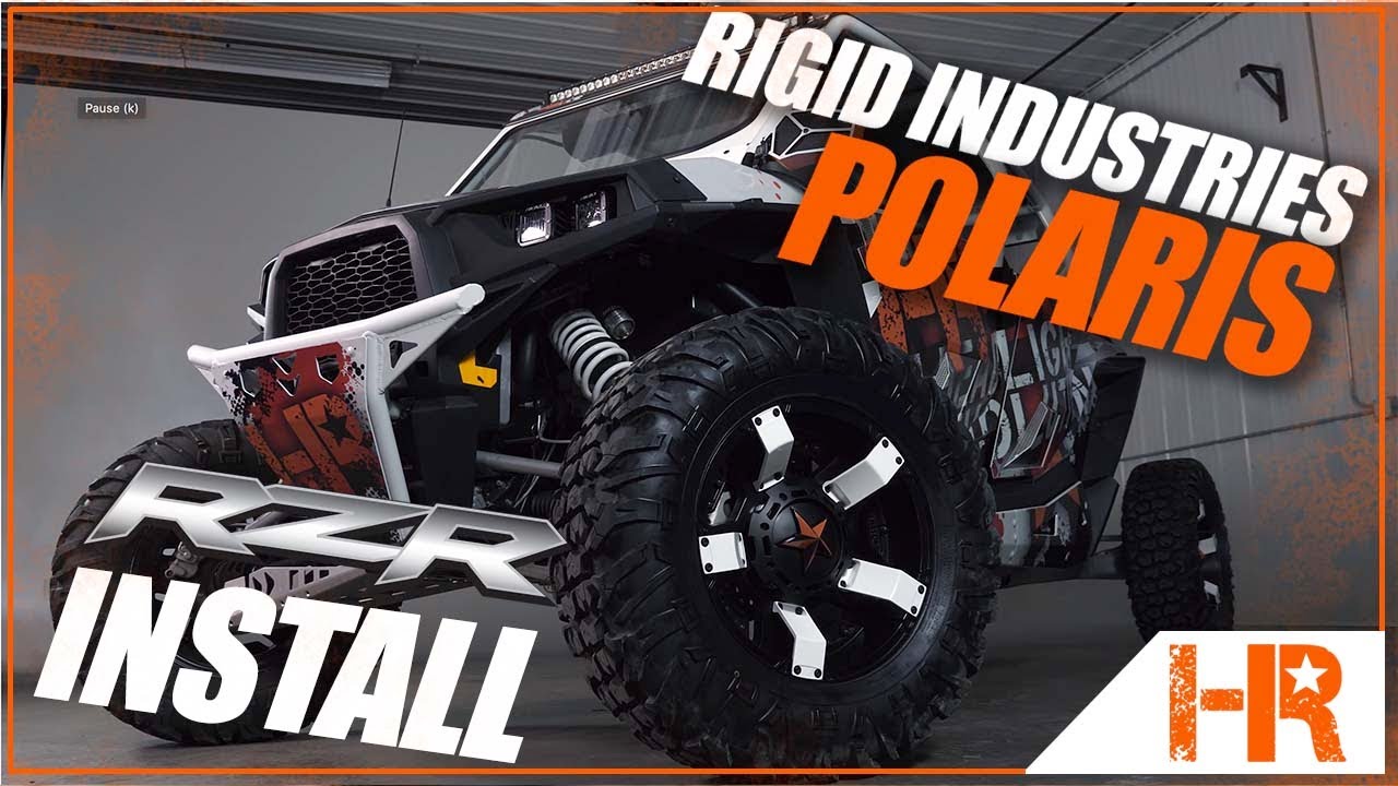 Rigid Industries Headlight Polaris RZR Install | Headlight Revolution