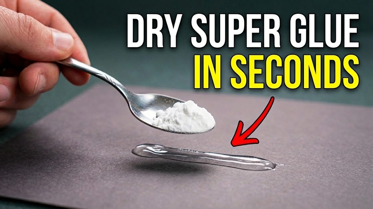 Fastest Way To Dry Super Glue In Seconds