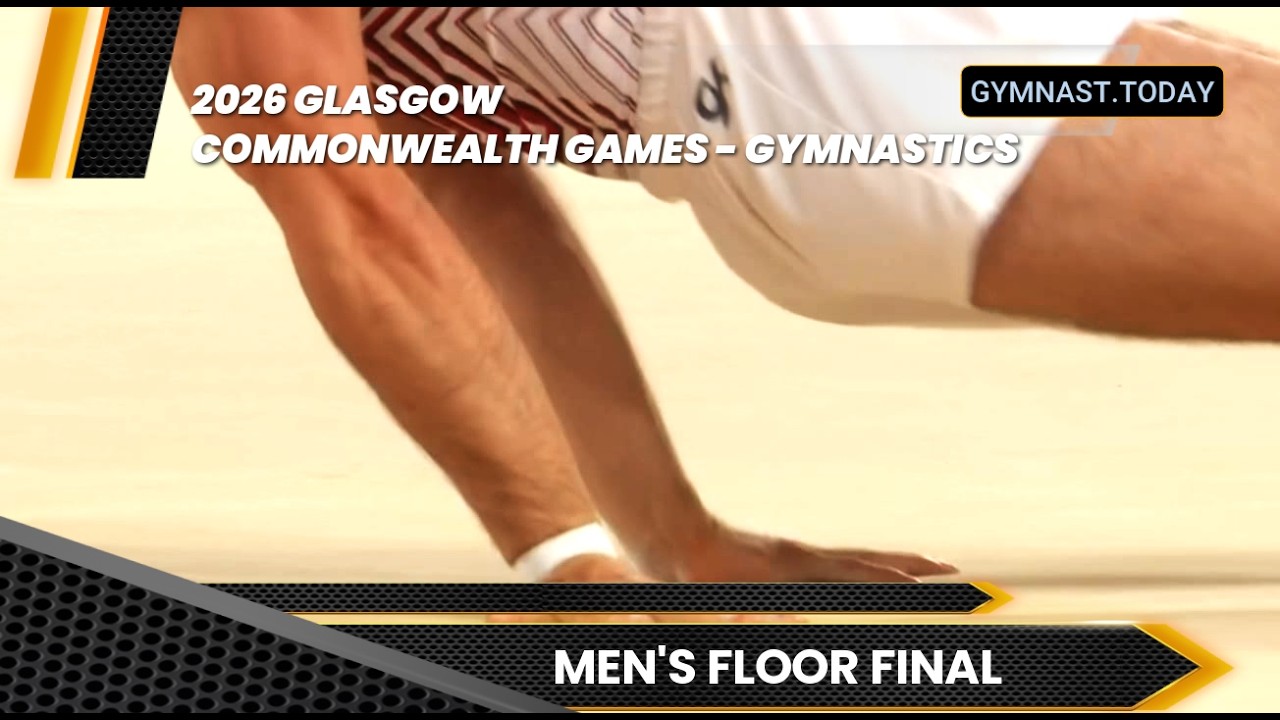 Top 3 in Men's Floor Final - 2026 Glasgow Commonwealth Games - Men's Gymnastics