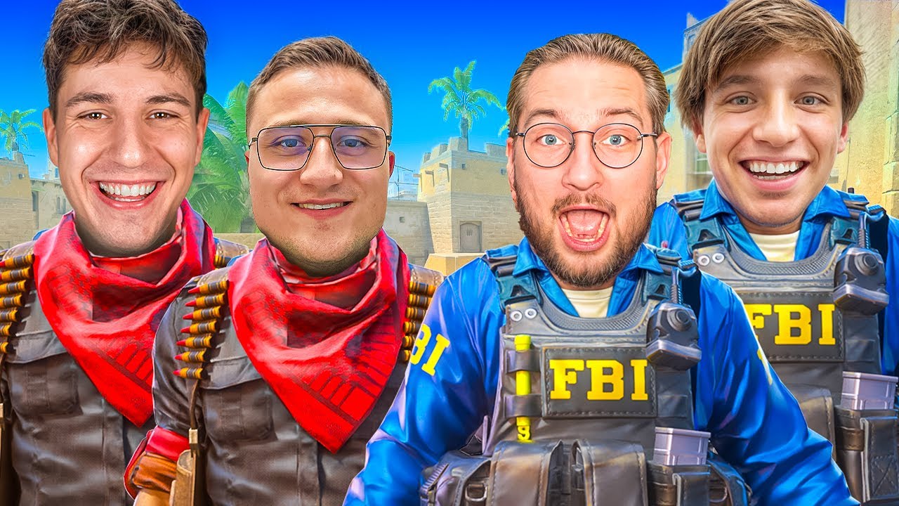 4 YOUTUBERÓW vs WSZYSTKIE BRONIE w CS2