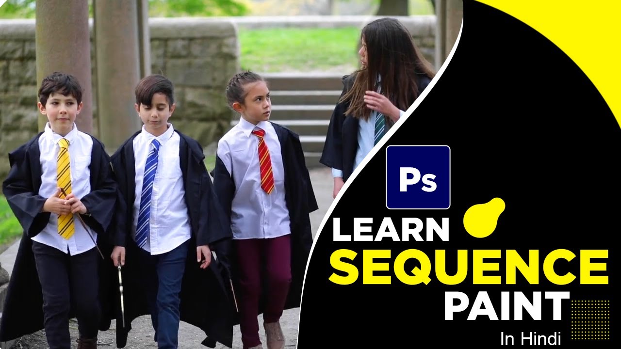 How to Sequence Paint in photoshop [HINDI] II how to export Photoshop to nuke and comp