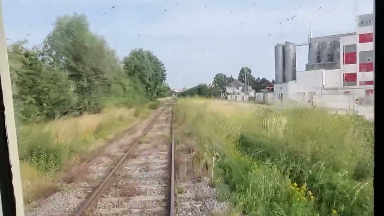 Trajet de l'ABFC X4039 dans les Hauts de France près de St Omer