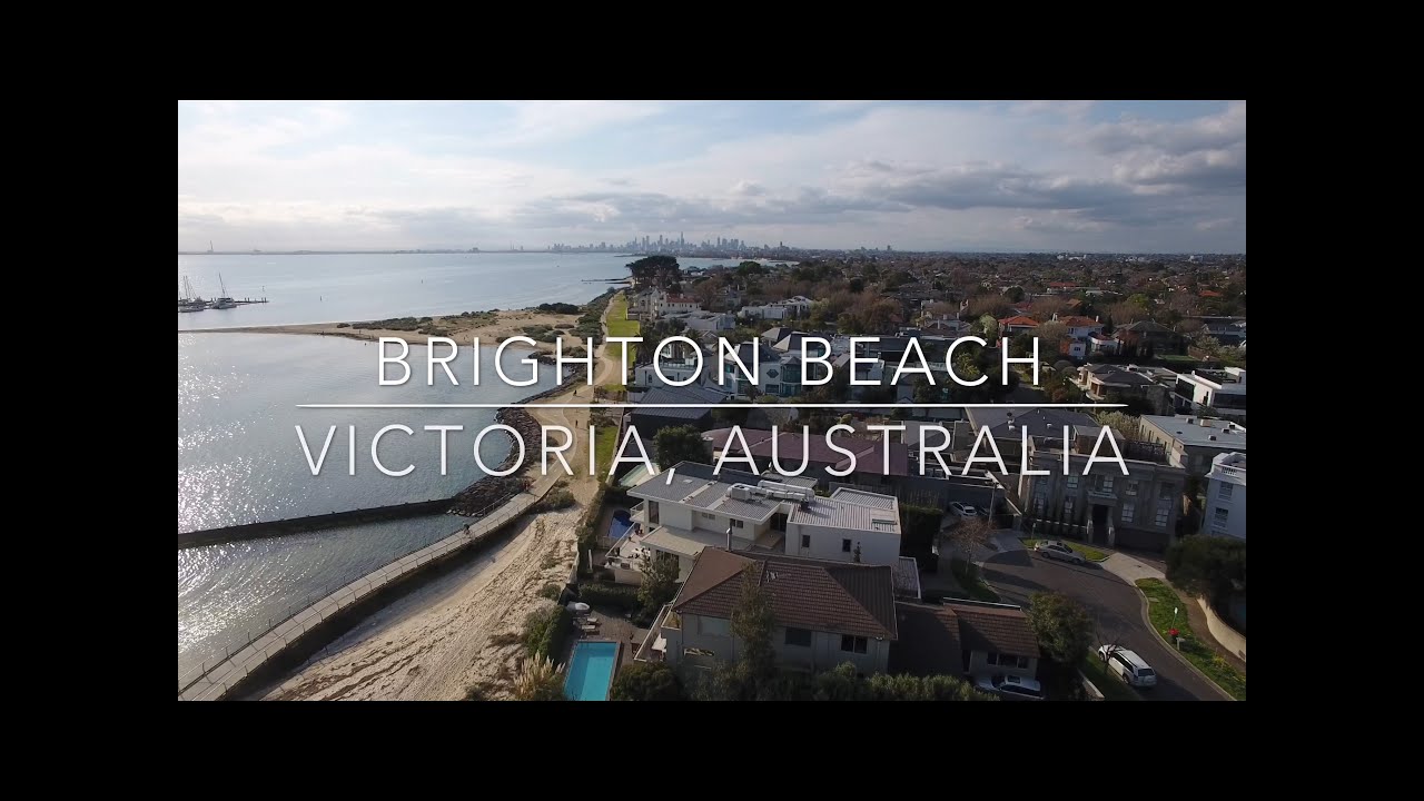 Our World by Drone in 4K - Brighton Beach, Victoria, Australia